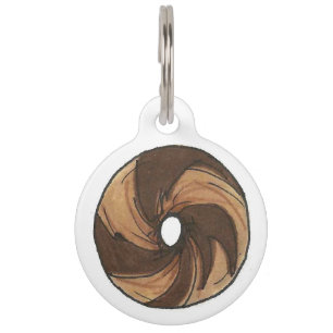 Médaillon Pour Animaux Balise de petit-déjeuner en marbre Rye NYC Pied de