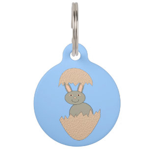 Médaillon Pour Animaux Balise d'éclosion de lapin à partir d'oeufs de chi