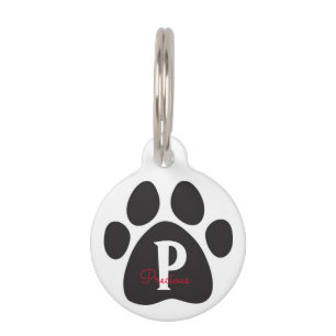 Médaillon Pour Animaux Balise/devis d'animal personnalisé arrondi