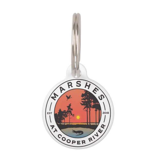 MÉDAILLON POUR ANIMAUX BALISE D'ID PET MACR (Devant)