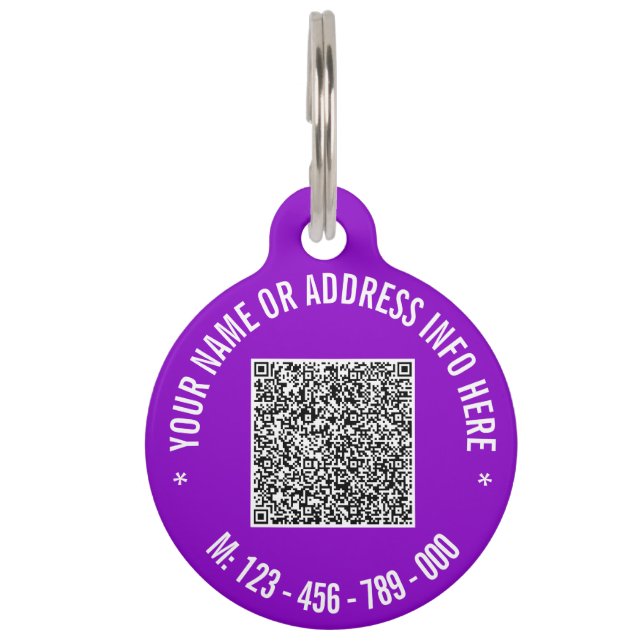 Médaillon Pour Animaux Balise d'identification de l'animal de compagnie d (Dos)