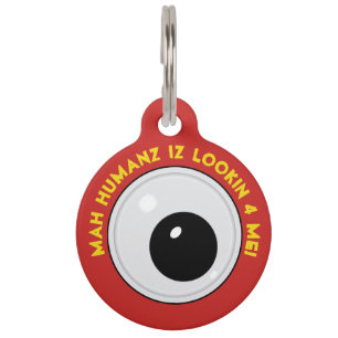Médaillon Pour Animaux Balise d'identification de l'oeil de Google
