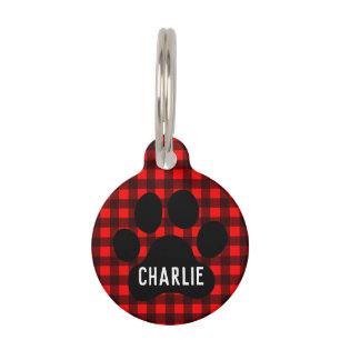 Médaillon Pour Animaux Balise d'identification du chien de garde de Red B