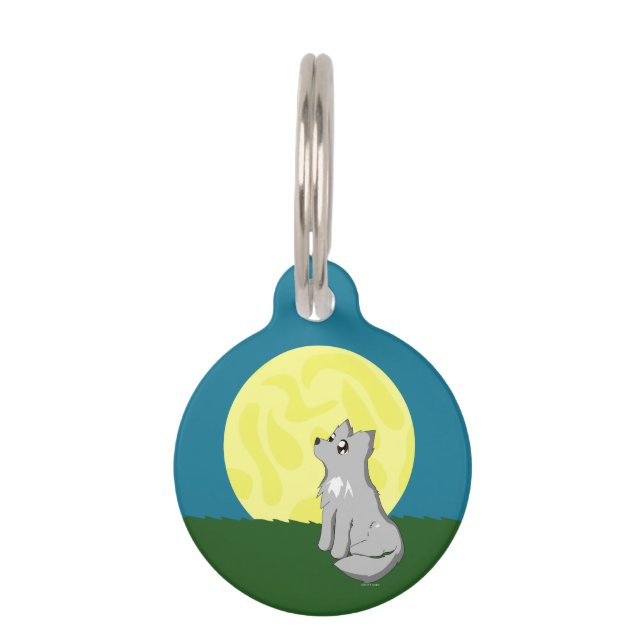 Médaillon Pour Animaux Balise d'identification personnalisée pour animal  (Devant)