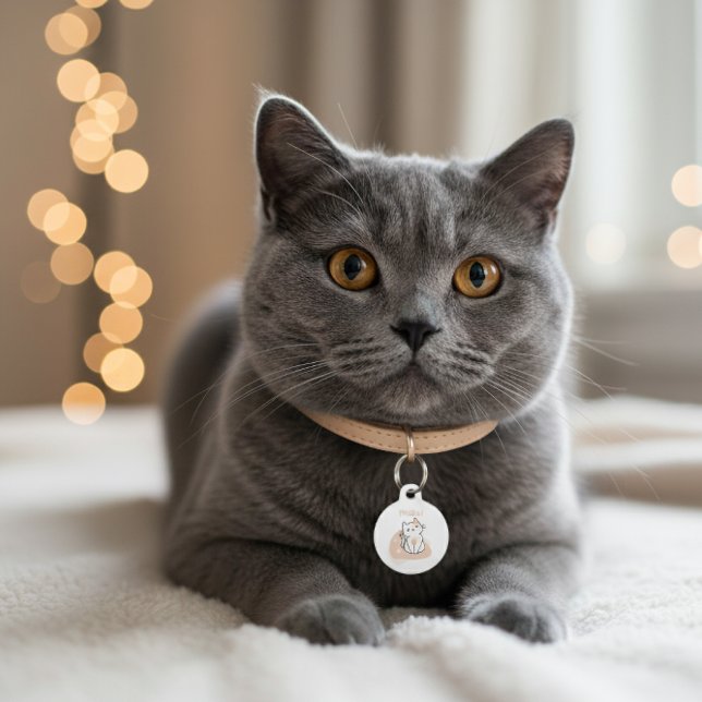 Médaillon Pour Animaux Balise personnalisée pour animal de compagnie "I’m (Créateur téléchargé)