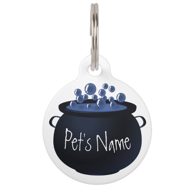 Médaillon Pour Animaux Balise personnalisée Wiccan Chien Tag personnalisé (Devant)
