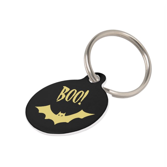 Médaillon Pour Animaux Balise pour animal de compagnie d'Halloween - Cust (Côté )