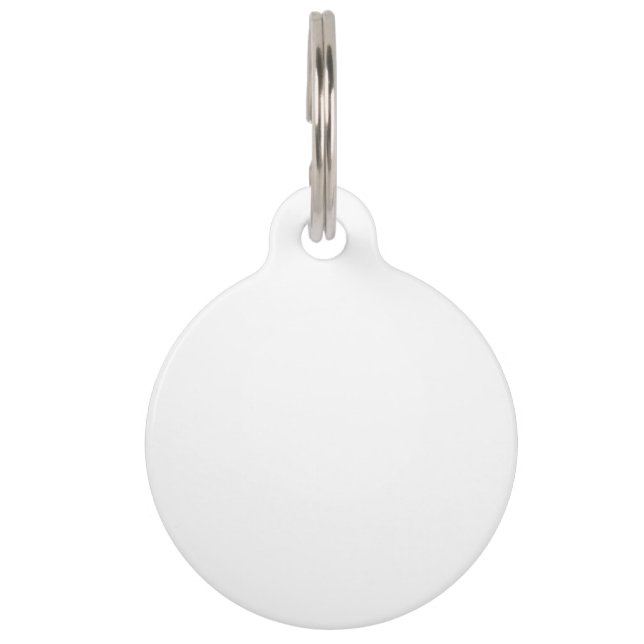 Médaillon Pour Animaux Balise Ronde Animal (Devant)