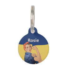 Balise Rosie the Riveter Pet ID