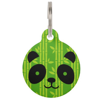 Médaillon Pour Animaux bambou de panda