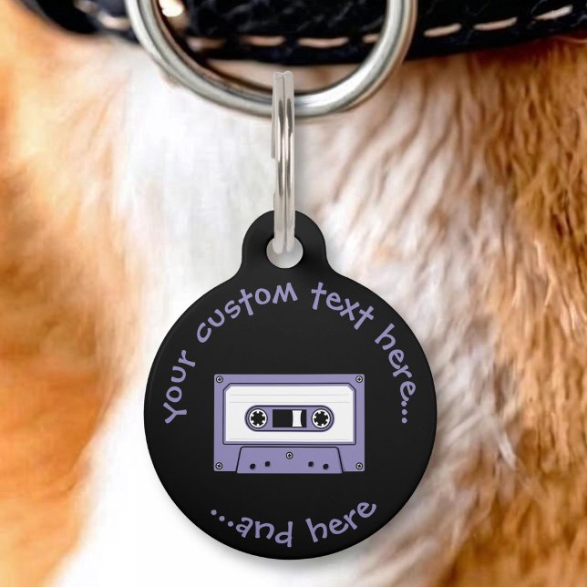 Médaillon Pour Animaux Bande de la cassette audio (Créateur téléchargé)