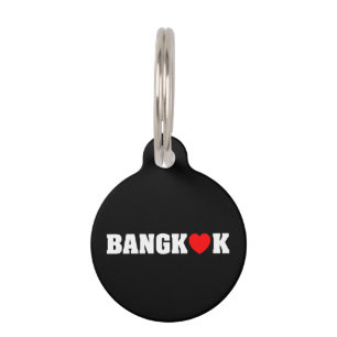 MÉDAILLON POUR ANIMAUX BANGKOK LOVE