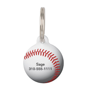 Médaillon Pour Animaux Baseball personnalisé