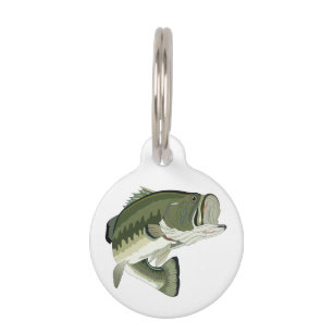 MÉDAILLON POUR ANIMAUX BASES LARGEMOUTH