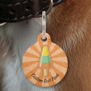 Médaillon Pour Animaux Bâtonnet de sorbet en forme de cône