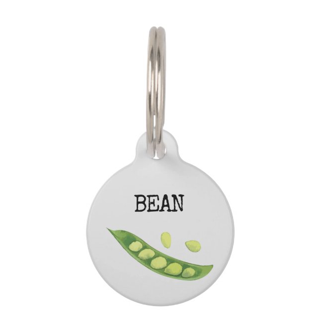 Médaillon Pour Animaux Bean (Devant)