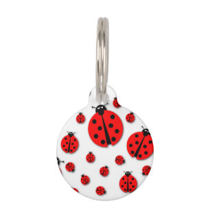 Médaillon Pour Animaux Beaucoup d'ombres de coccinelles