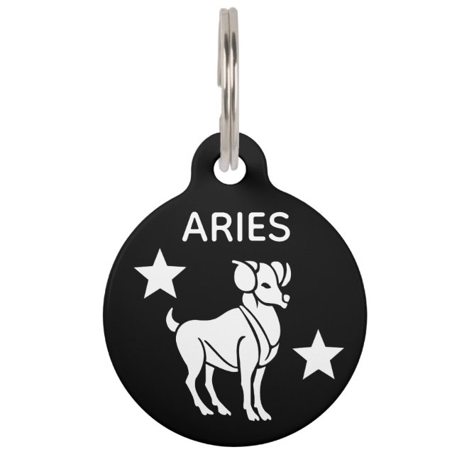 Médaillon Pour Animaux Bélier (Devant)