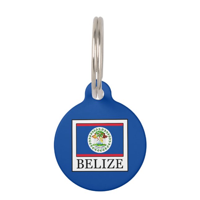 Médaillon Pour Animaux Belize (Devant)