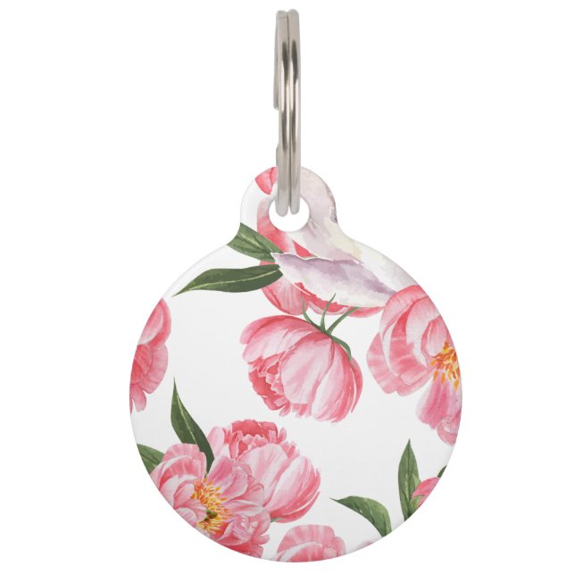 Médaillon Pour Animaux Belles Roses (Devant)
