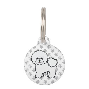 Médaillon Pour Animaux Bichon Frise Chien de Dessin Animé Mignon & Infos 