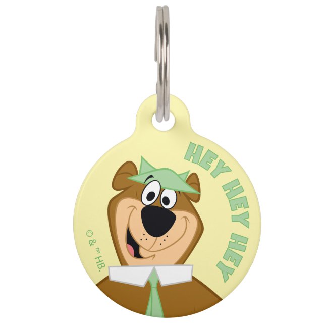 Médaillon Pour Animaux Bienvenue à Yogi Bear (Devant)