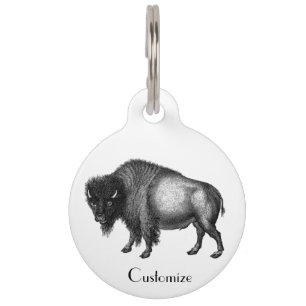 Médaillon Pour Animaux Big Bison Buffalo Thunder-Cove 