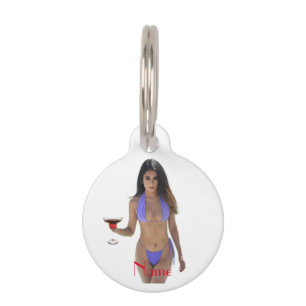 Médaillon Pour Animaux Bikini brun beauté Thunder_Cove