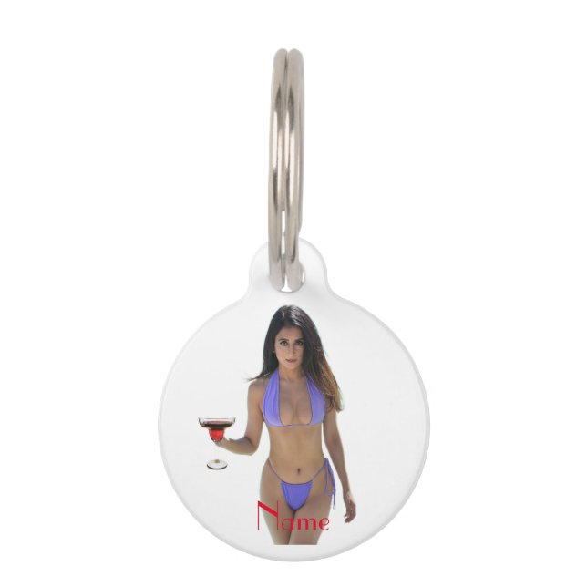Médaillon Pour Animaux Bikini brun beauté Thunder_Cove (Devant)