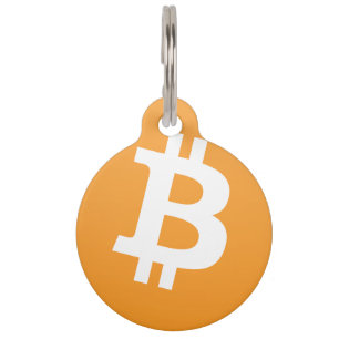 Médaillon Pour Animaux Bitcoin