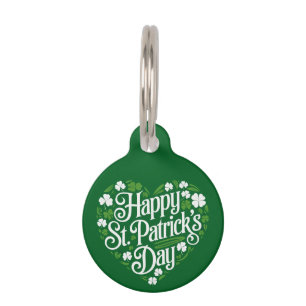 Médaillon Pour Animaux Bonne Saint Patrick's Day