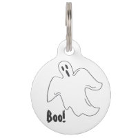 Boo Halloween Fantôme Imprimer Trick ou dégustatio