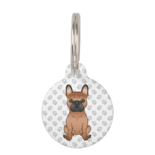 Médaillon Pour Animaux Bouledogue français rouge / Informations sur les c