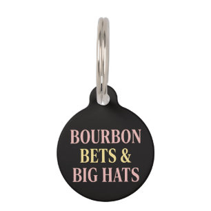 Médaillon Pour Animaux Bourbon Bets & Big Hats Retro Social Club Cheval