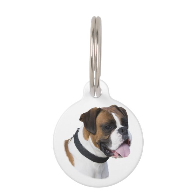 Médaillon Pour Animaux Boxer dog portrait (Devant)