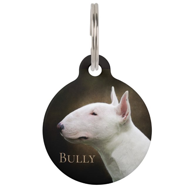 Médaillon Pour Animaux Bull-terrier (Devant)