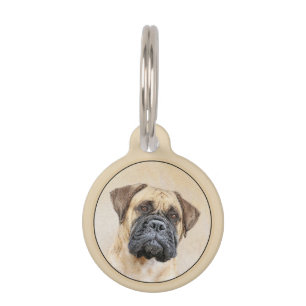Médaillon Pour Animaux Bullmastiff Painting - Cute Original Dog Art