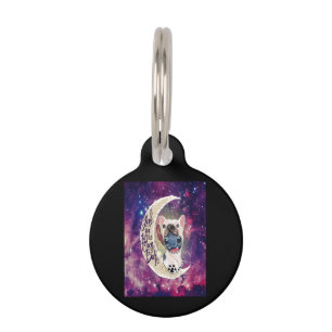 Médaillon Pour Animaux Cadeau Chien Je T'Aime Jusqu'À La Lune Et Retour