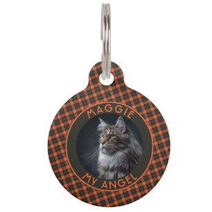 Médaillon Pour Animaux Cadeau classique personnalisé pour papa de chat av