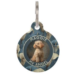 Médaillon Pour Animaux Cadeau Classique pour Amateur de Chats Lys Calla F