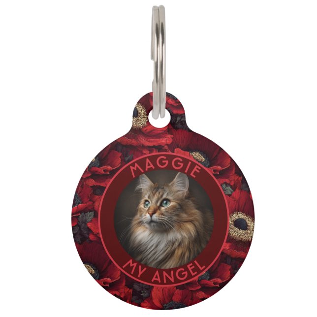 Médaillon Pour Animaux Cadeau Classique Pour Propriétaire D'anémones De C (Devant)