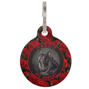 Médaillon Pour Animaux Cadeau élégant pour papa de chien Œillets