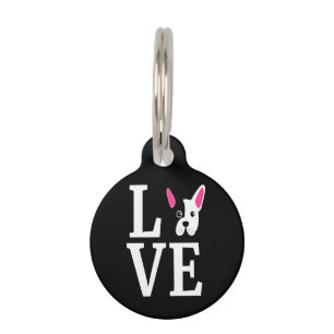 Médaillon Pour Animaux Cadeau Frenchie Cadeau d'amour pour Bouledogue F