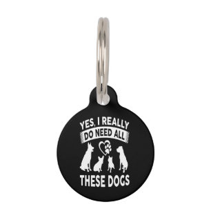 Médaillon Pour Animaux Cadeau Frenchie   Oui, j'ai vraiment besoin de tou
