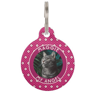 Médaillon Pour Animaux Cadeau Personnalisé Élégant pour Chien Impression