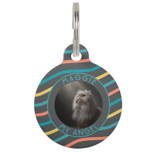 Médaillon Pour Animaux Cadeau pour amateur de chats mignons avec impressi