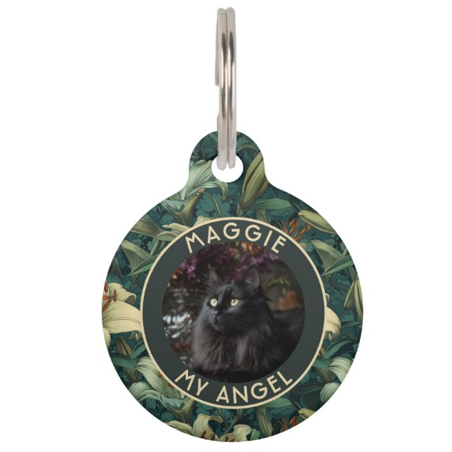 Médaillon Pour Animaux Cadeau sur mesure mignon sur le thème des animaux  (Devant)