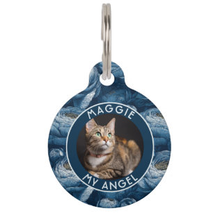Médaillon Pour Animaux Cadeau tendance pour papa de chien Motif Ranunculu