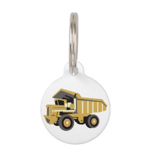 Médaillon Pour Animaux Camion de vidange