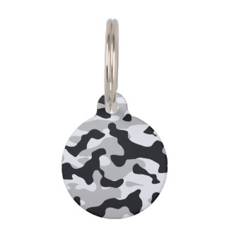 Médaillon Pour Animaux Camouflage urbain à haut contraste